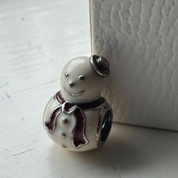 Pandora Happy Snowman Charm - Picture 6 of 6